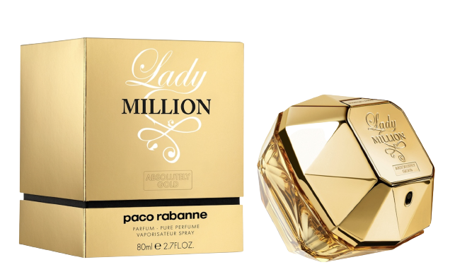 Paco Rabanne Lady Million Absolutely Gold EDP 2.7 oz - Image 4