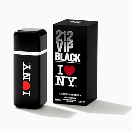 Carolina Herrera 212 Vip Men Black I Love NY EDP 3.4 oz