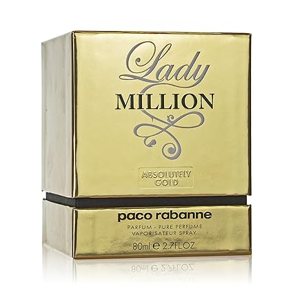Paco Rabanne Lady Million Absolutely Gold EDP 2.7 oz - Image 2