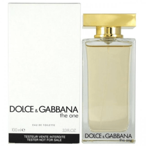 Dolce & Gabbana  The One Eau De Toilette - Tester  EDT  3.4 oz