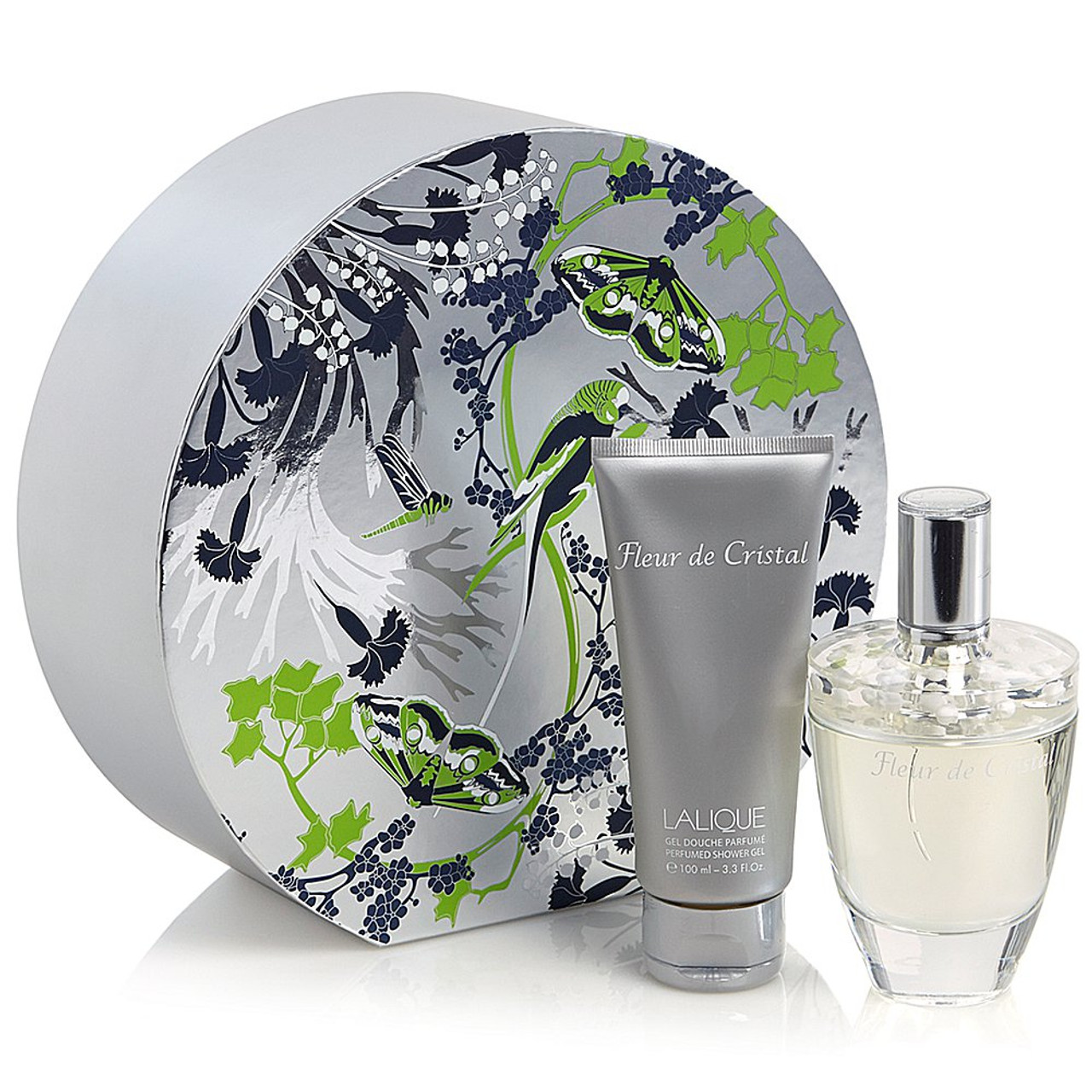 Lalique Fleur De Cristal Gift Set SET EDP 3.4 oz
