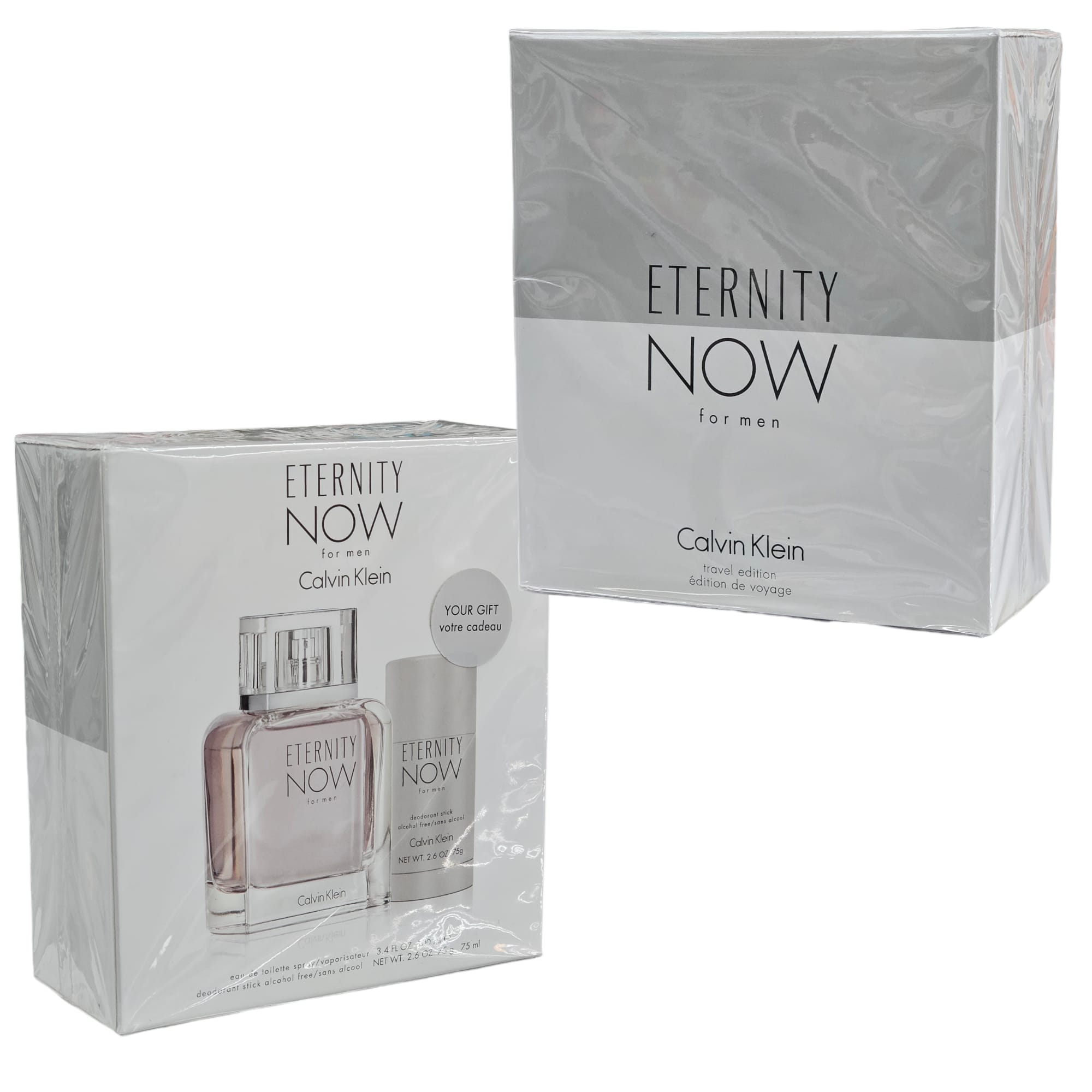Calvin Klein Eternity Now For Men Travel Edition Gift Set SET EDT 3.4 oz