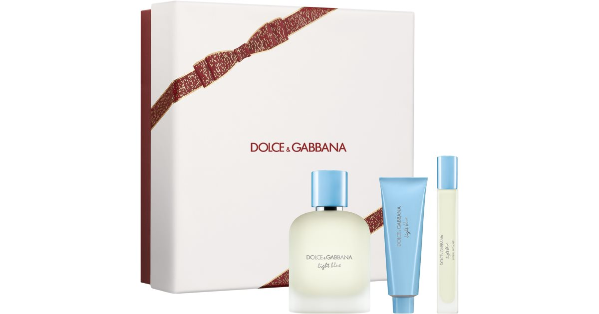 Dolce & Gabbana Light blue Pour Homme Gift Set 3pcs EDT 3.4 oz
