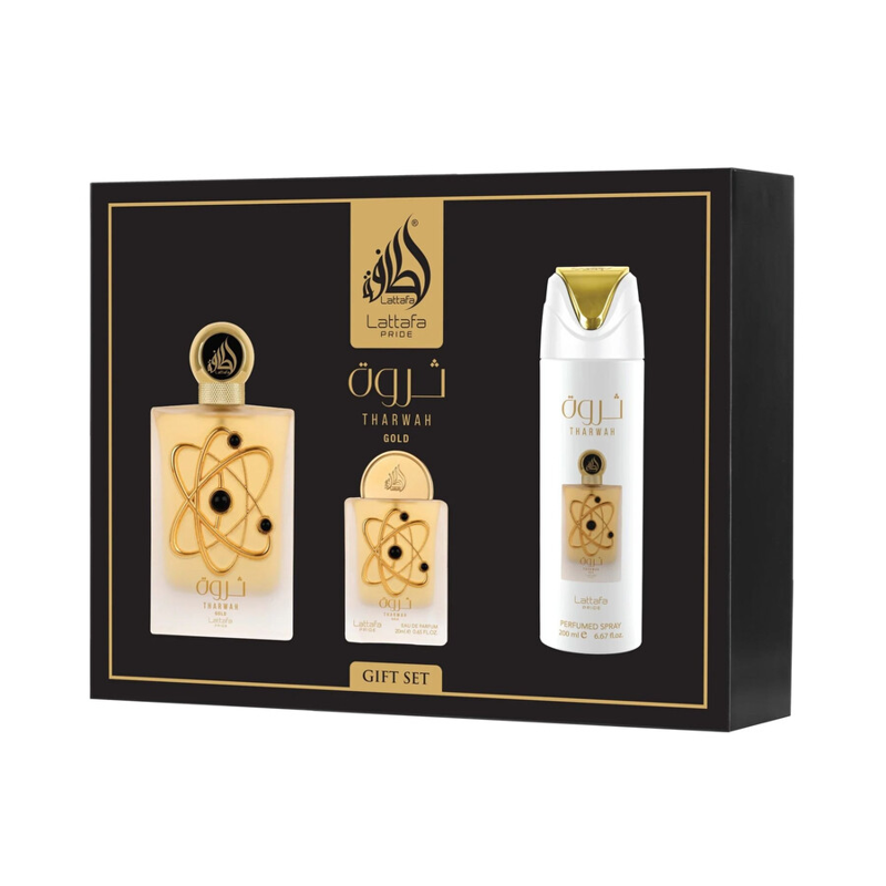 Tharwah Gold Gift Set EDP 3.4 oz