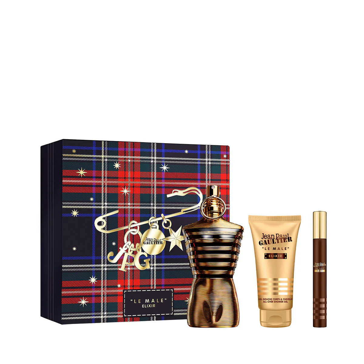 Le Male Elixir Gift Set 3 pcs EDP 4.2 oz