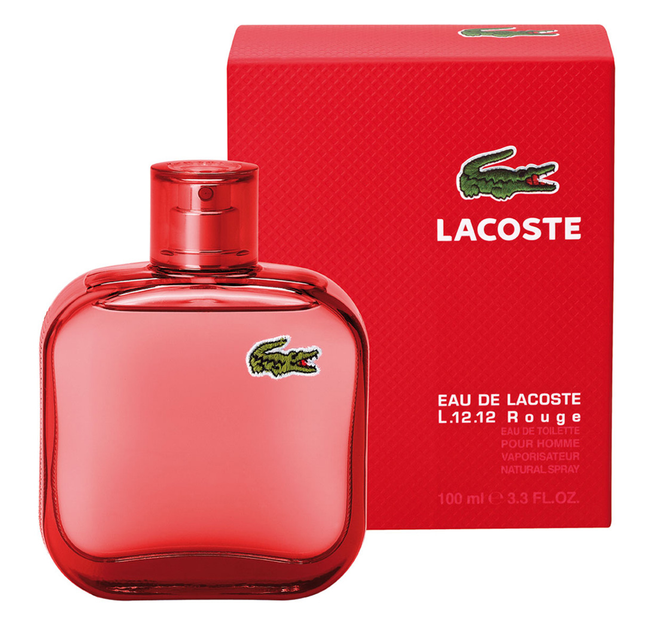Lacoste Eau De Lacoste L.12.12 Rouge Tester EDT 3.3 oz - Image 3