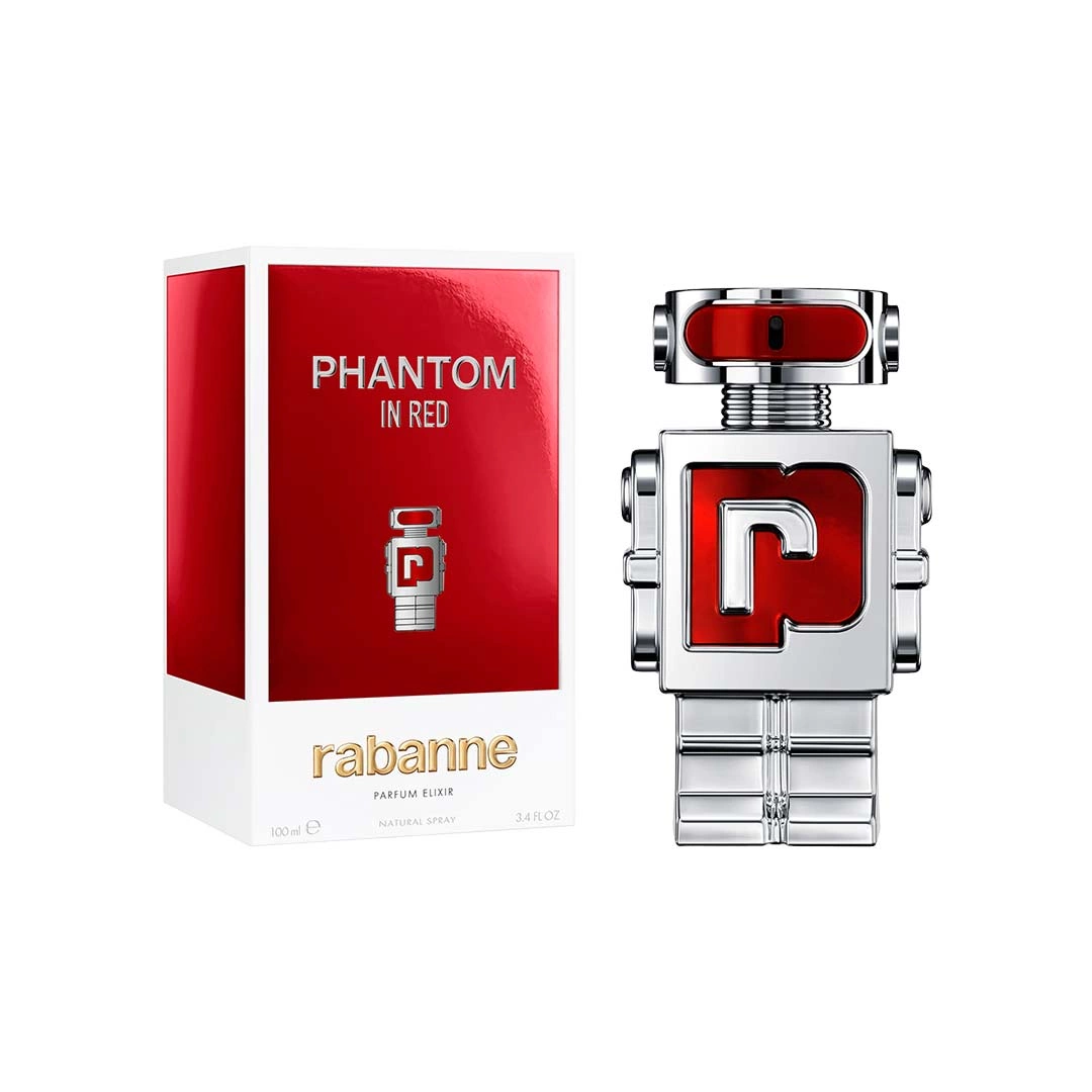 Paco Rabanne Phantom in Red Parfum Elixir EDP 3.4 oz