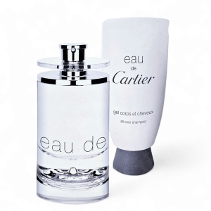 Cartier  Eau De Cartier Men'S 2-Piece Gift Set  EDT  3.4 oz