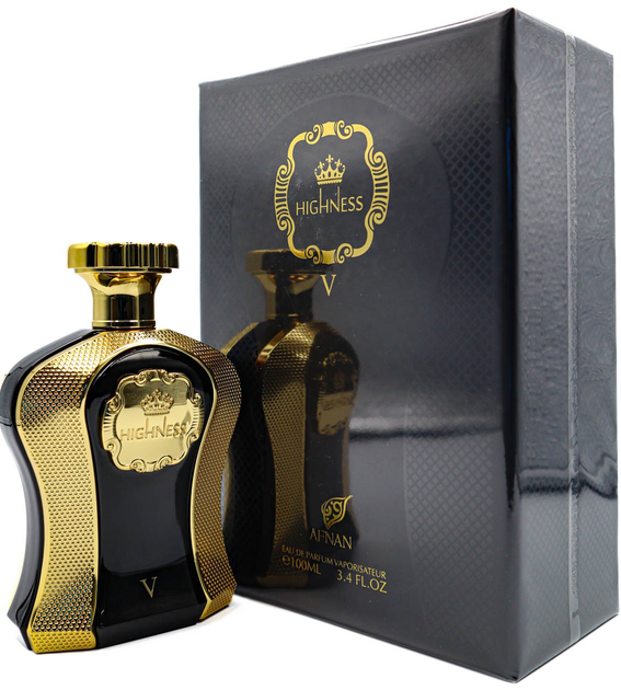 Afnan Highness V Black EDP 3.4 oz - Image 2