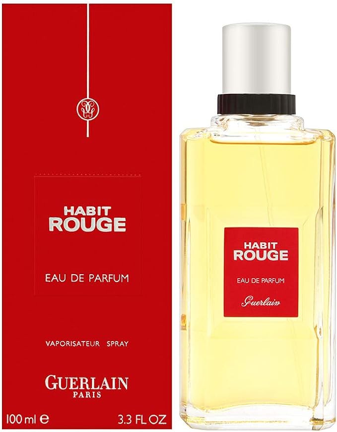 Guerlain Habit Rouge - Eau de Parfum EDP 3.3 oz
