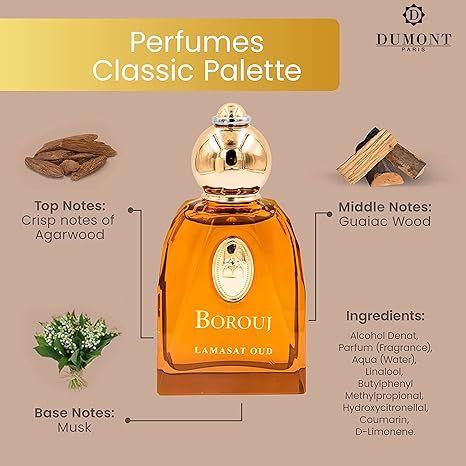 Dumont Borouj Lamasat Oud EDP 2.8 oz - Image 3
