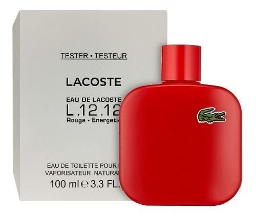 Lacoste Eau De Lacoste L.12.12 Rouge Tester EDT 3.3 oz - Image 2