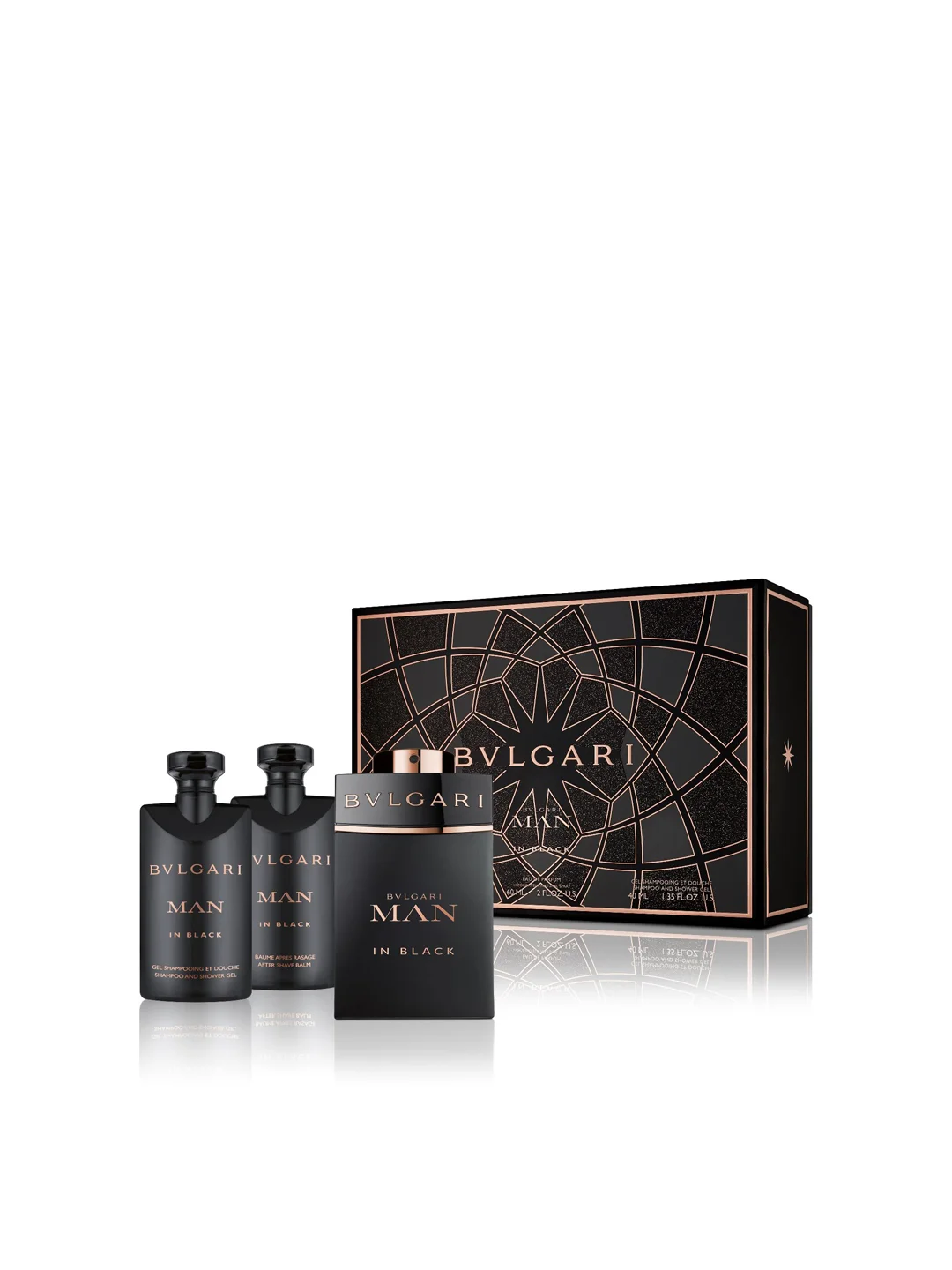 Bvlgari Bvlgari Man Black Cologne set EDT 3.4 oz