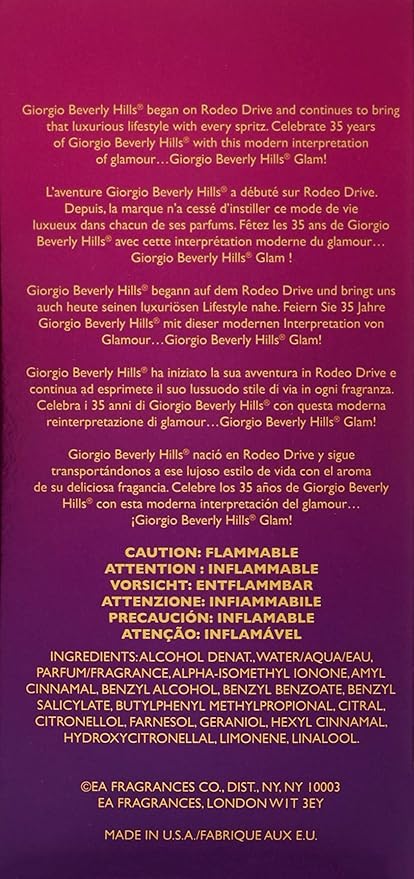 Giorgio Beverly Hills Glam EDP 3.4 oz - Image 4