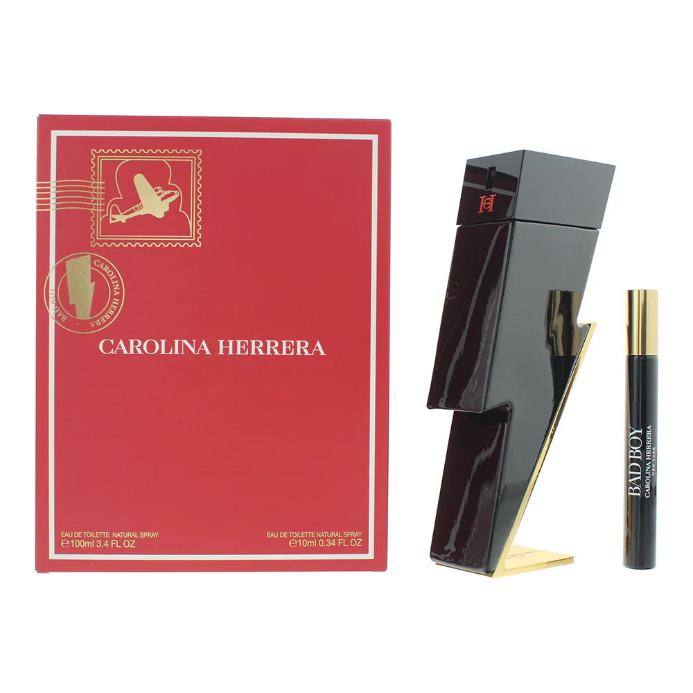 Carolina Herrera Bad Boy Gift Set EDT 3.4 oz