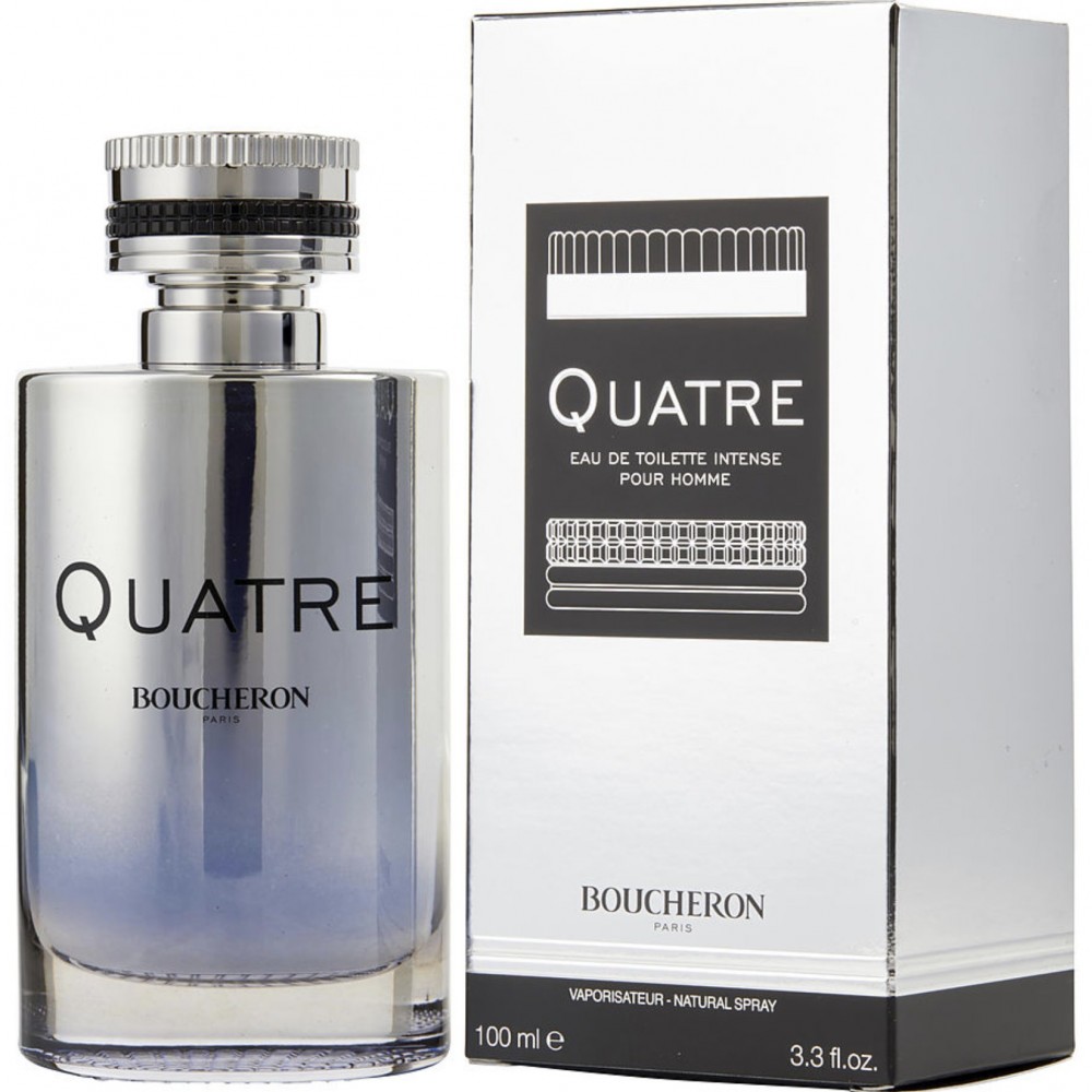 Boucheron Quatre Homme Intense EDT 3.3 oz - Image 2