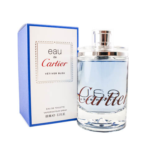 Cartier Eau de Cartier Vetiver Bleu tester EDT 3.3 oz