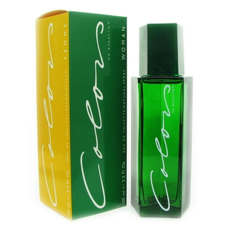 Benetton Colors Women Eau de Cologne EDC 3.3 oz